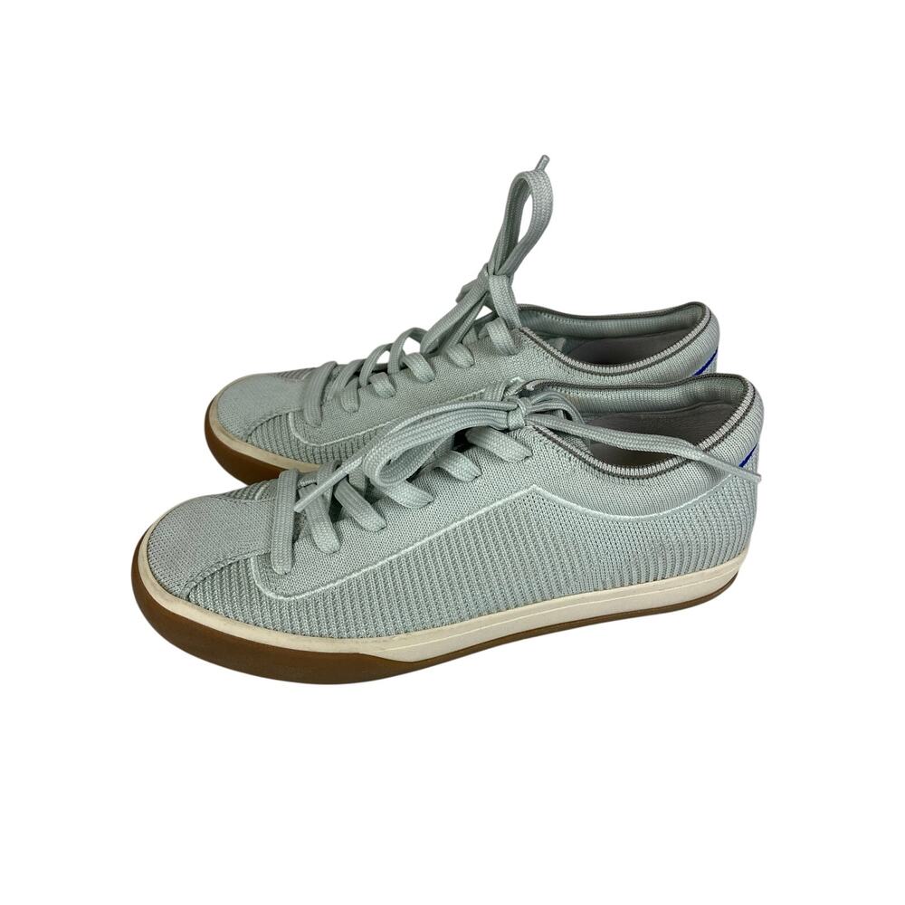 Rothy's The Lace Up Sneaker In Spearmint Light Green Women's Size 6